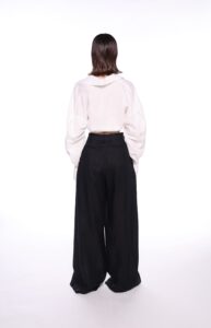 REGUSH Besa Black Linen Pants 2