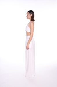 REGUSH Besa White Linen Pants 2