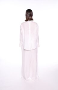 REGUSH Besa White Linen Pants Set 3