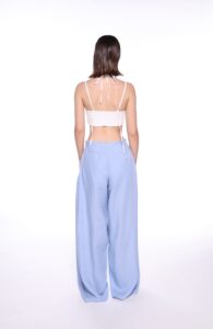 REGUSH CEM BABY BLUE LINEN PANTS SHIRT SET 6