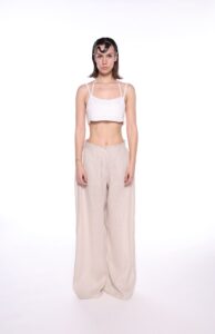 REGUSH CEM BEIGE LINEN PANTS SHIRT SET 6