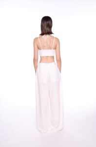 REGUSH CEM WHITE LINEN PANTS 3