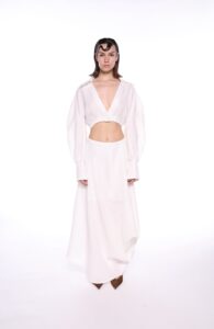 REGUSH FEIDON SKIRT SET LINEN WHITE 1
