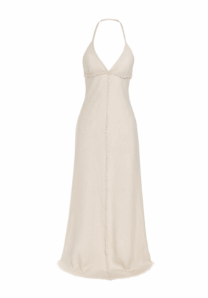 Regush AFRINA Beige LINEN DRESS