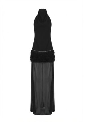 REGUSH Egrish Long Dress with Crystals 2