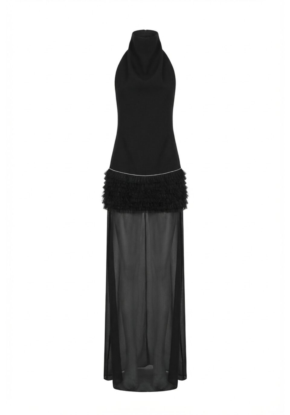 Egrish Long Dress with Crystals