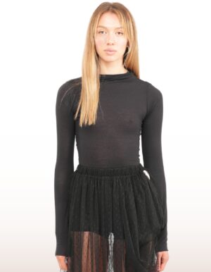 REGUSH Ebus Black Turtleneck Top 2