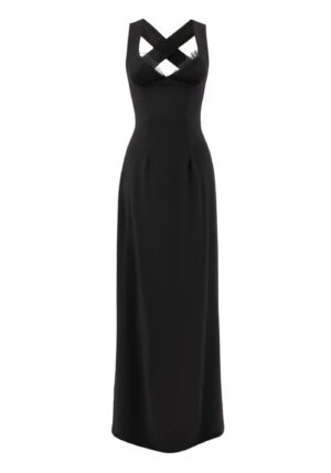 REGUSH Eordea Black Long Dress