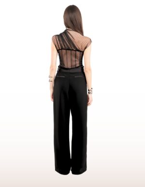 Regush BLODIN Black Pants and DANJA Black Lace Top 5