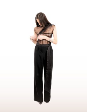 Regush BLODIN Black Pants and DANJA Black Lace Top 7
