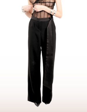 Regush BLODIN Black Pants and DANJA Black Lace Top 8