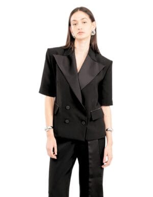 Regush Blodin Short Sleeves Jacket in Black 7