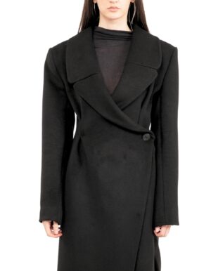 Regush DJONA Wool Coat in Black 2