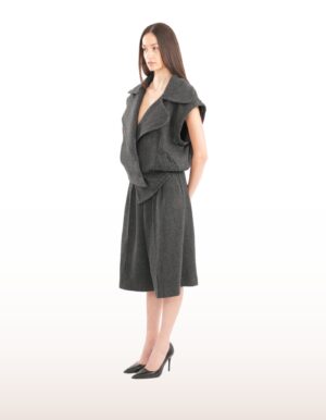 Regush Denata Grey Wool Herringbone Jacket 9