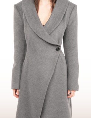 Regush Dren Grey Wool Coat 3