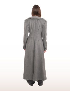 Regush Dren Grey Wool Coat 5