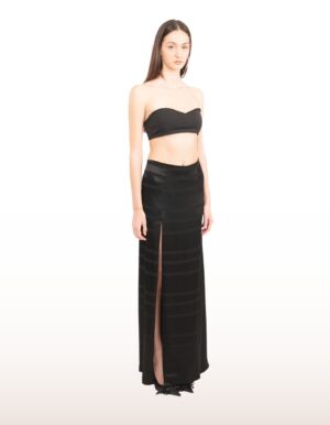 Regush ENET Crepe Satin Maxi Skirt 2