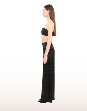 Regush ENET Crepe Satin Maxi Skirt 4