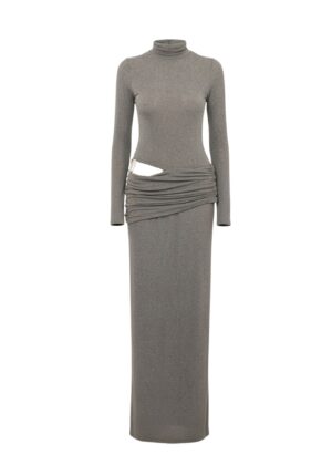 Regush Enian Draped Grey Dress