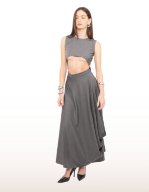 Regush Feidon Grey Skirt And Did Evia Top 7