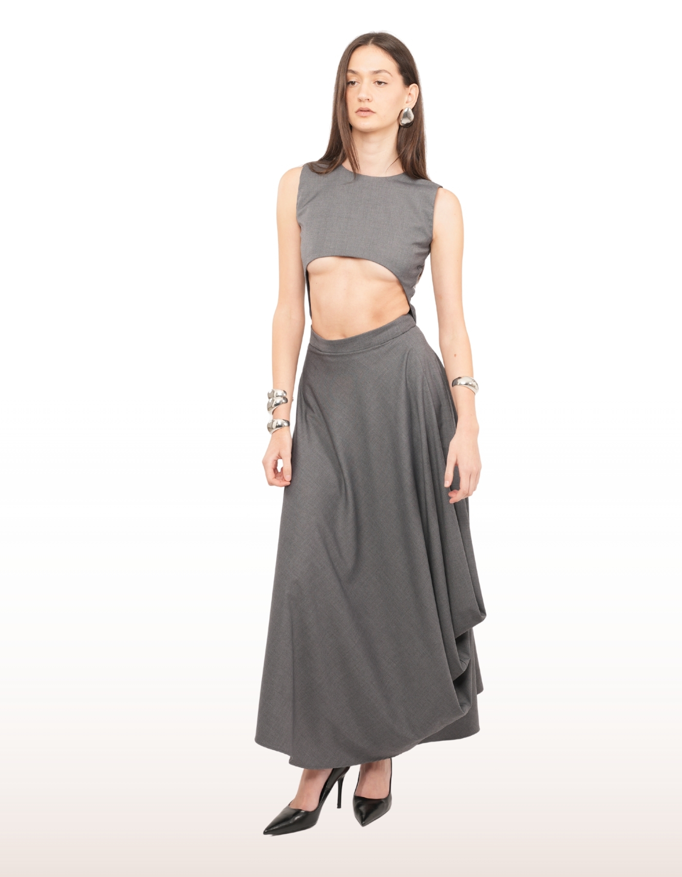 Regush Feidon Grey Skirt And Did Evia Top 7