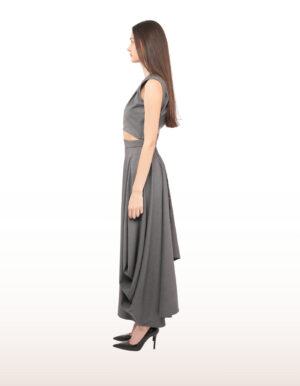 Regush Feidon Grey Skirt And Did Grey Top 2