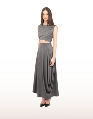 Regush Feidon Grey Skirt And Did Grey Top 4