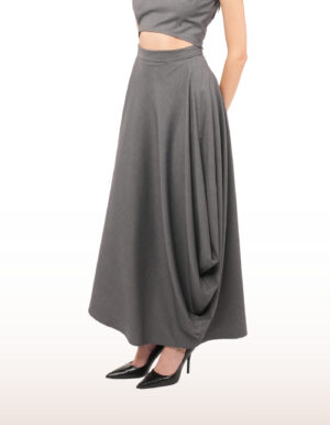 Regush Feidon Grey Skirt And Did Grey Top 6