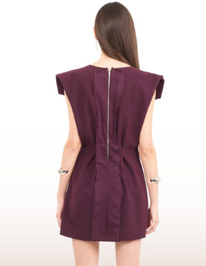 Regush SARAFAN Mini Dress in Dark Plum 3