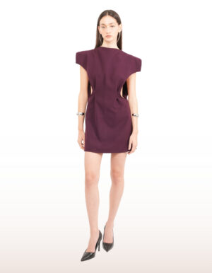 Regush SARAFAN Mini Dress in Dark Plum 5
