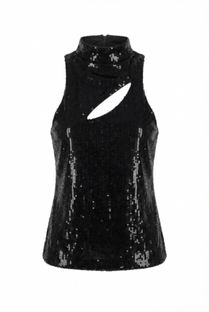 Regush Blatina Sequin Halter Top