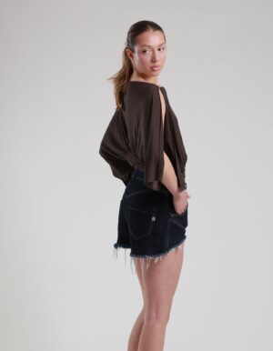 Regush Ama Blue Denim Short 1