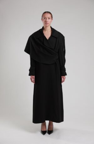 Regush SARA TRENCH COAT BLACK 1