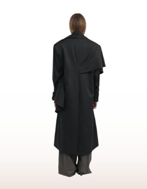 Regush Sara Trench Coat in Black 4