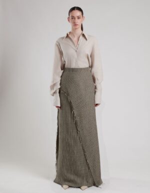 REGUSH Drauda Linen Maxi Skirt 1
