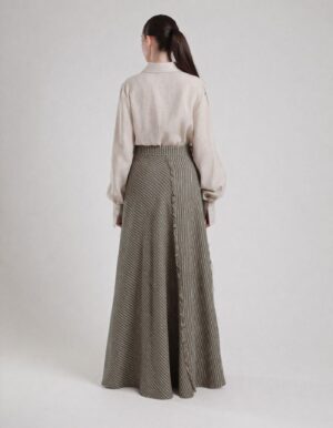 REGUSH Drauda Linen Maxi Skirt 2