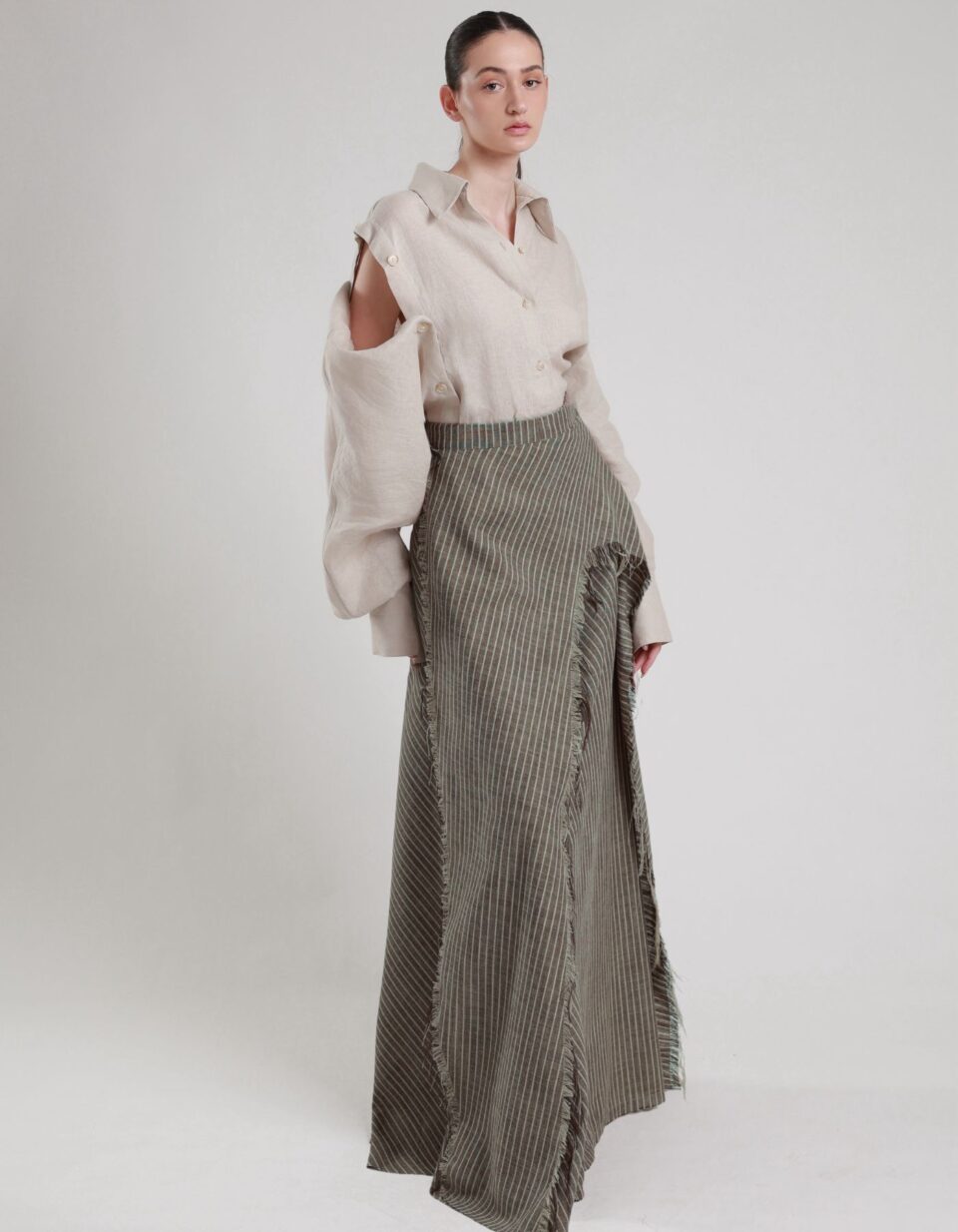 Drauda Linen Maxi Skirt