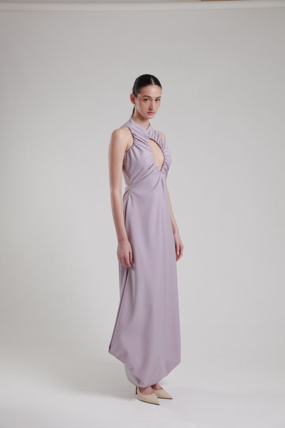 Agis Lilac Maxi Dress