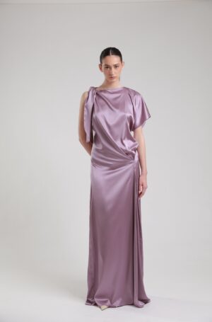 Regush ARGJIR VIOLET SILK DRESS 6