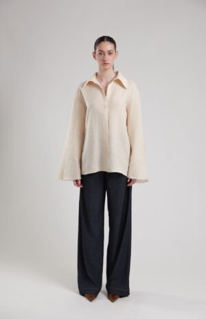 Regush BUNIN CREAM LINEN SHIRT 1