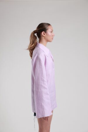 Regush BUNIN LAVANDER LINEN SHIRT 3